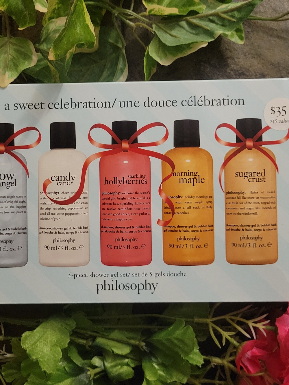 Philosophy 5-Piece Shower Gel/Shampoo And Bubble Bath CHRISTMAS IN APRIL